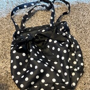 Polka Dot Black and White Women's Bag